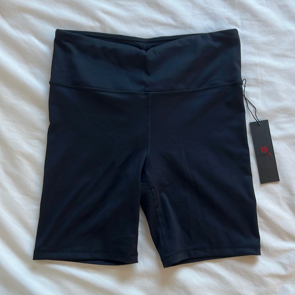 NWT Black Biker Shorts